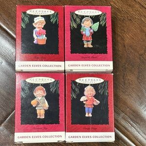 Hallmark Garden Elves Collection Ornaments -